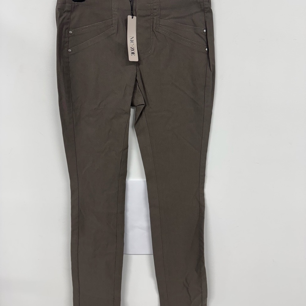 NIC+ZOE Brown Skinny Jeans Modern Fit